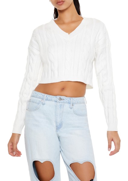 Saç Örgü Detaylı Kazak modelleri