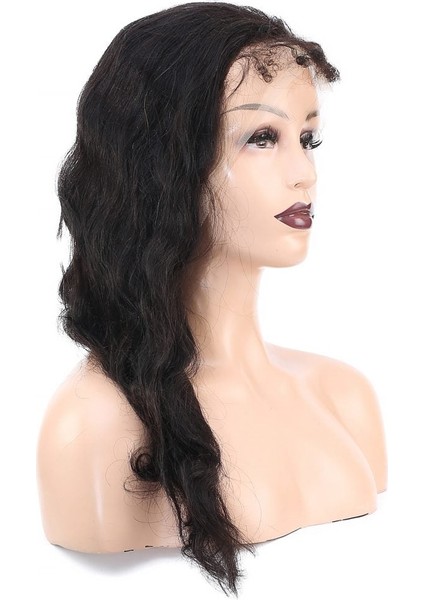 Front Lace Gerçek Tül Peruk Dalgalı / Doğal / 60/65CM modelleri