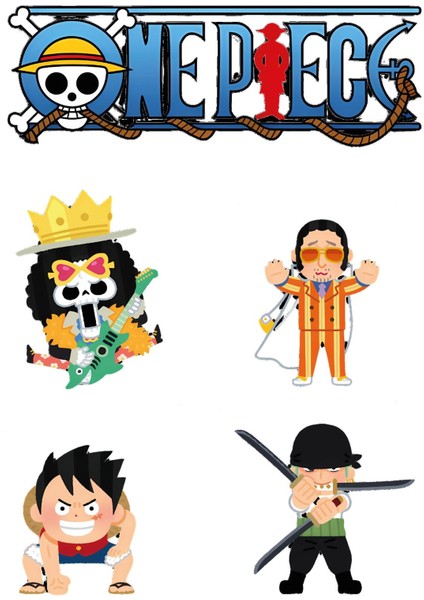 One Piece Karakter Sticker Seti | 3D Kabartmalı Uv Dtf Premium Kalite | Solmaz, Suya Dayanıklı Anime