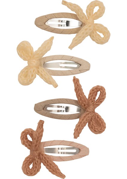 Mimi & Lua Granny Knitted Bow 4'lü Toka