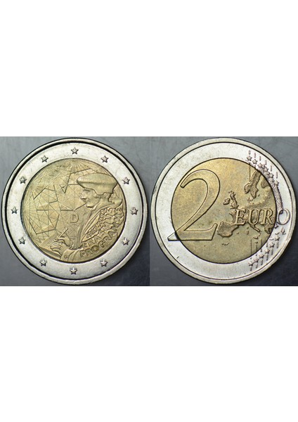 Almanya 2 Euro 2022 Hatıra-Erasmus Programı 35. Yılı Anısına.