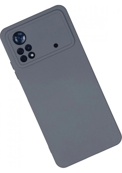 Xiaomi Poco X4 Pro 5g Kılıf Nano Içi Kadife Silikon - Gri fiyatları