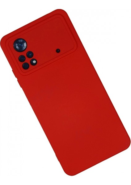 Xiaomi Poco X4 Pro 5g Kılıf Nano Içi Kadife Silikon - Kırmızı fiyatları