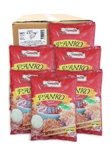 6 Adet Sanita Panko Japon Ekmek Kırıntısı