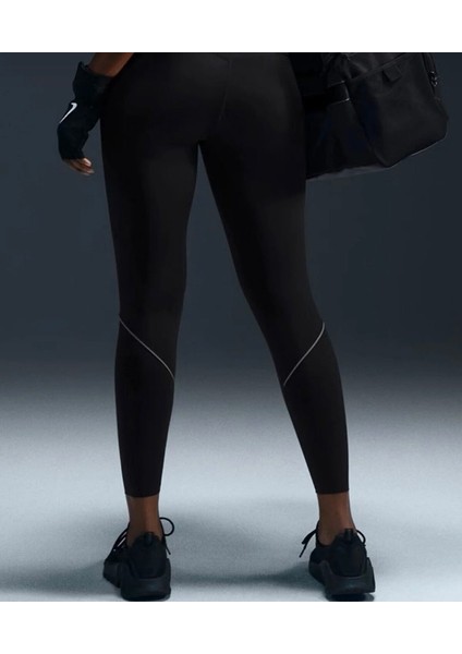 Go Firm-Support High-Waisted Reflective 7/8 Training Yüksek Belli Siyah Kadın Tayt fırsatları