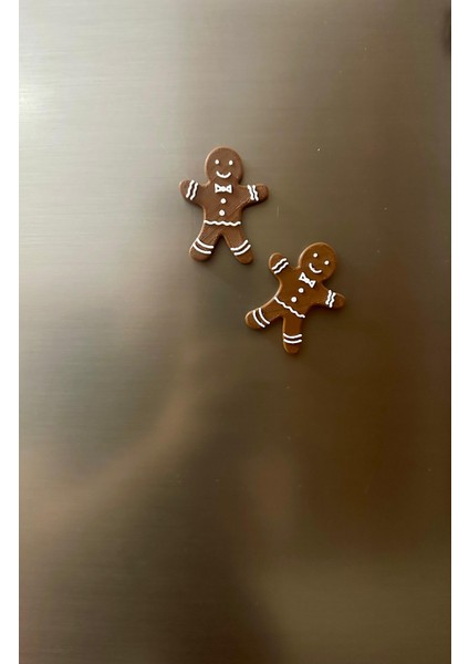 Zencefil Adam Magnet (Dekoratif 3D Magnet Buzdolabı Süsü) 2 Adet fiyatları