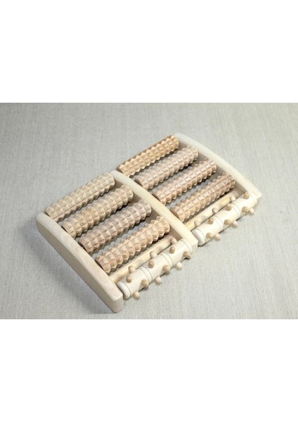 Doğal Ahşap Ayak Masaj Aleti ALK4390, Rahatlatıcı ve Şık Tasarım