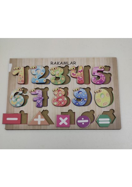 May’s Nest Rakamlar Ahşap Bul Tak Puzzle | Eğitici ve Eğlenceli Öğrenme Oyunu fiyatları