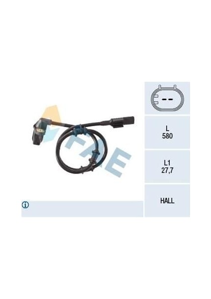 Abs Sensörü Arka Sağ M.benz W163 98-