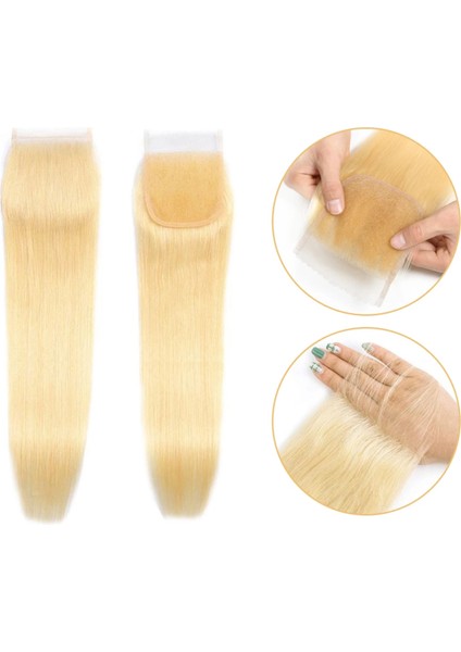 Peruk Tepesi Platin Renk (Closure) 12INCH