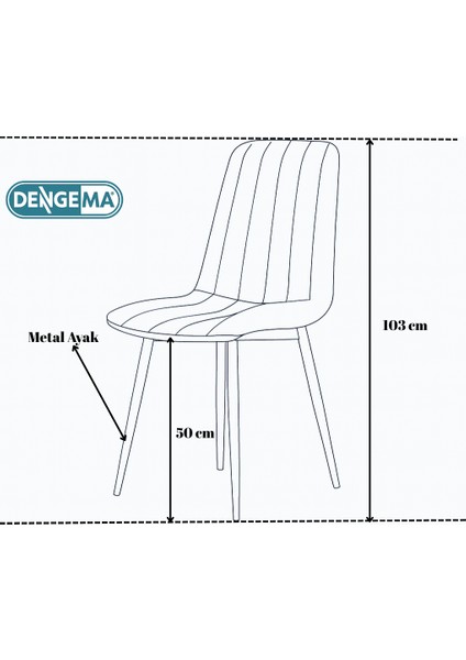 S87 Togo Sandalye (2 Adet) – Krem Kumaş, Kapuçino Metal Ayak indirimleri