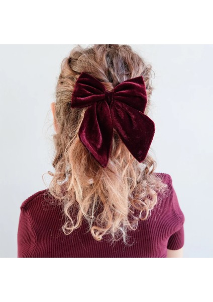 Mimi & Lula Tartan Agnes Bow 2'li Toka - Red fiyatları