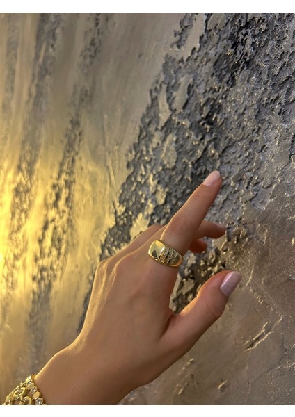 Taşlı Kalın Yüzük modelleri