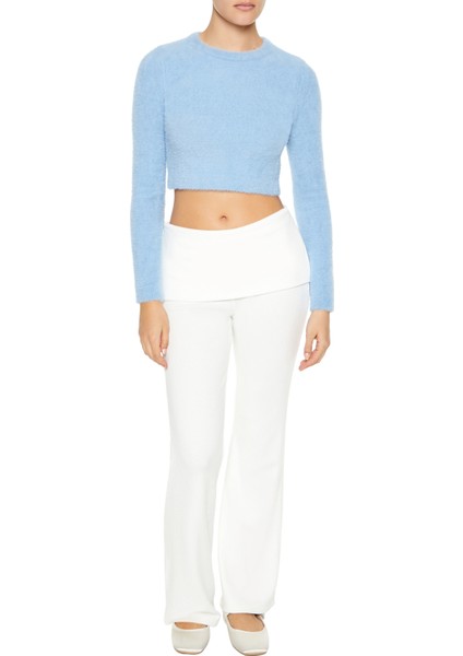 Yumuşak Örme Crop Kazak