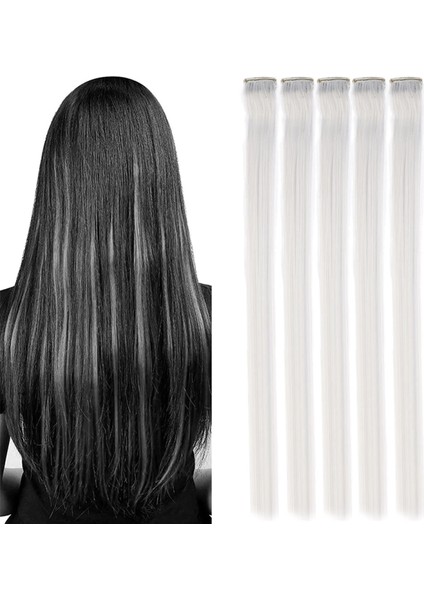 Renkli Sentetik Çıt Çıt - 5 Adet - D12