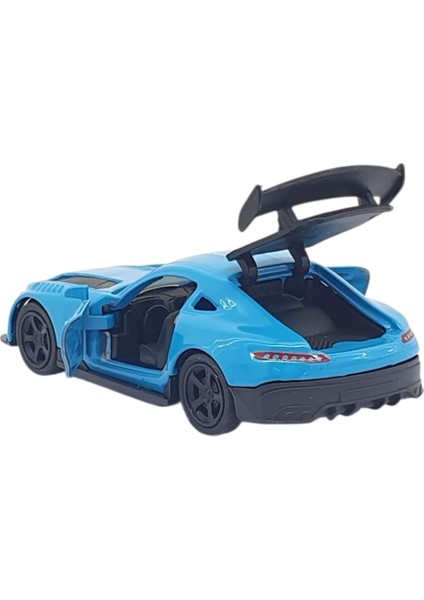 Çek Bırak Metal Küçük Arabalar 8 cm - 6411A - Mavi fiyatları