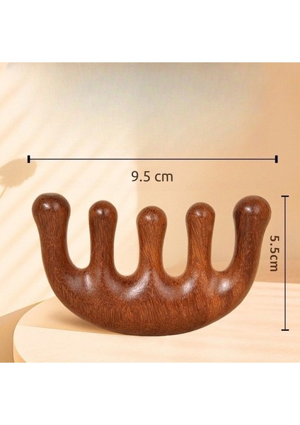 Saç Derisi Tarağı Masaj Aleti Ahşap Tarak Meridyen Gua Sha Masaj Aparatı Geniş Dişli Tarak AT-113 modelleri