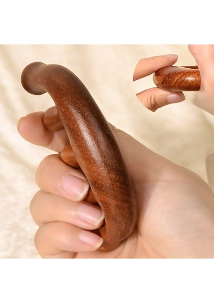 Saç Derisi Tarağı Masaj Aleti Ahşap Tarak Meridyen Gua Sha Masaj Aparatı Geniş Dişli Tarak AT-113 fırsatları