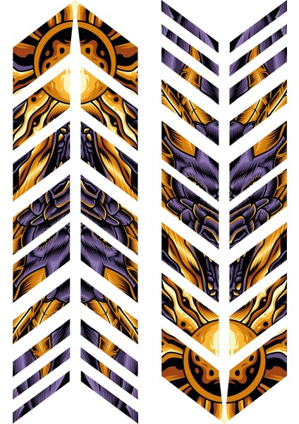 Motosiklet Depo Tank Pad ve Çamurluk Sticker Seti | 3D Kabartmalı Uv Dtf Kaliteli Koruyucu Sticker | Tüm Motor Modellerine Uyumlu modelleri