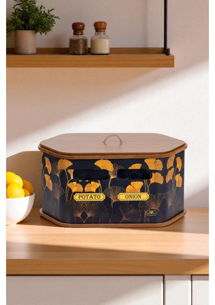 Altıgen Çiçek Desenli Doğal Ahşap Bölmeli Saklama Kutusu modelleri