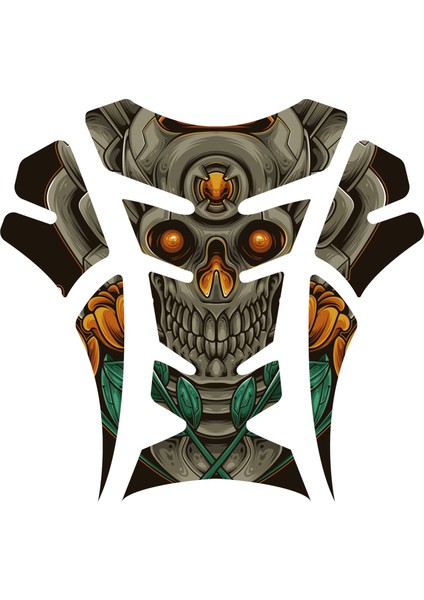 Motosiklet Depo Tank Pad ve Çamurluk Sticker Seti | 3D Kabartmalı Uv Dtf Kaliteli Koruyucu Sticker | Tüm Motor Modellerine Uyumlu