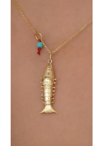 Ithal Oynar Balık Nazar Taşlı 925 Ayar Gümüş Takı modelleri