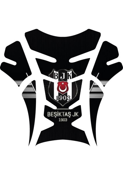 Bjk Motor Depo Tank Pad ve Çamurluk Sticker Seti 3 Parça | 3D Kabartmalı Uv Dtf Premium Kalite