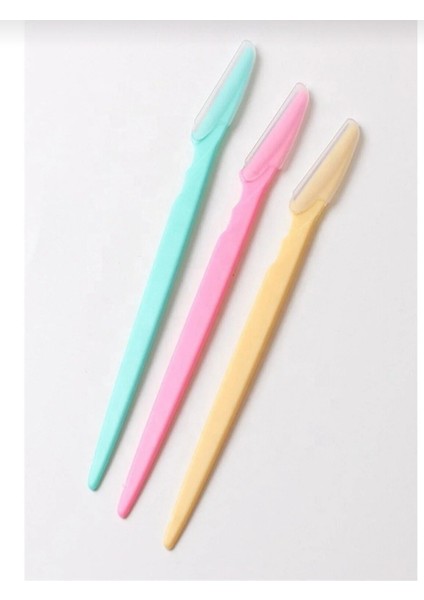 Ibico Eyebrovv Razeri İ15-042 ( 3pcs ) Kaş Usturası ( Plastik Renkli Saplı ) fiyatları