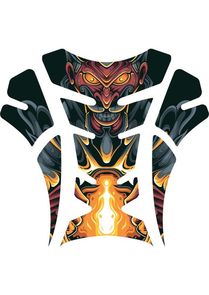 Motosiklet Depo Tank Pad ve Çamurluk Sticker Seti | 3D Kabartmalı Uv Dtf Kaliteli Koruyucu Sticker | Tüm Motor Modellerine Uyumlu