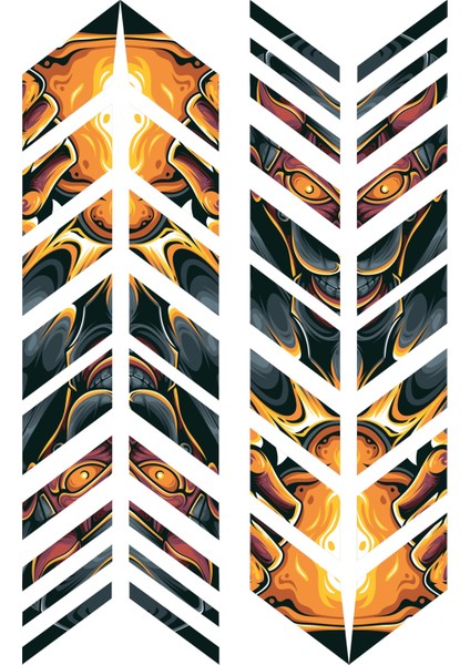 Motosiklet Depo Tank Pad ve Çamurluk Sticker Seti | 3D Kabartmalı Uv Dtf Kaliteli Koruyucu Sticker | Tüm Motor Modellerine Uyumlu fiyatları