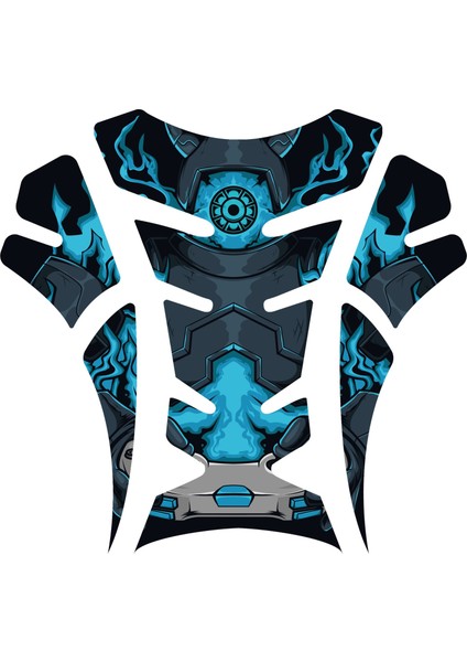 Motosiklet Depo Tank Pad ve Çamurluk Sticker Seti | 3D Kabartmalı Uv Dtf Kaliteli Koruyucu Sticker | Tüm Motor Modellerine Uyumlu