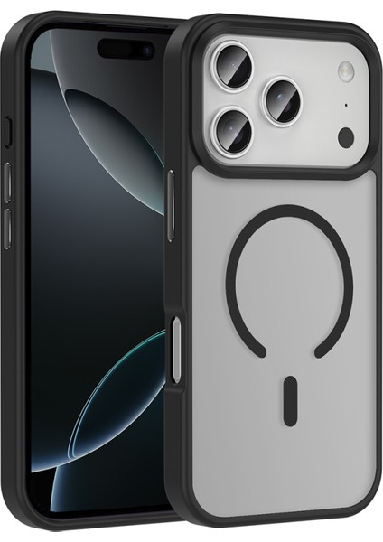 iPhone 17 Pro Max Kılıf M-Safe Şarj Özellikli Mat Arka Yüzey Sio Kapak fiyatları
