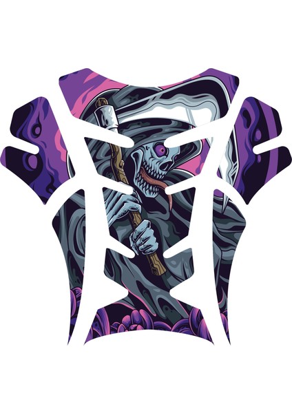 Motosiklet Depo Tank Pad ve Çamurluk Sticker Seti | 3D Kabartmalı Uv Dtf Kaliteli Koruyucu Sticker | Tüm Motor Modellerine Uyumlu