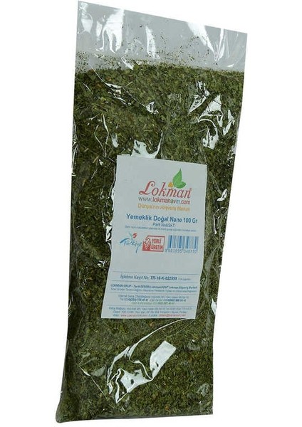 Nane Doğal Yemeklik 100 gr Paket modelleri