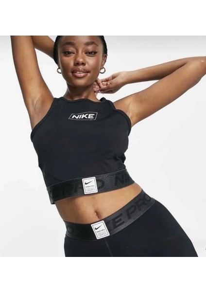 Pro Dri-Fit Siyah Kadın Antrenman Atlet