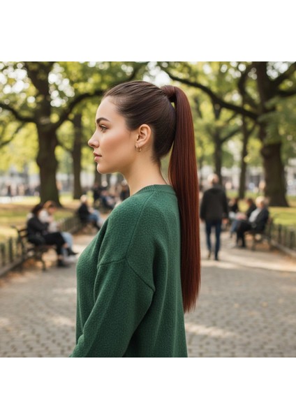 Fiber Sentetik Sihirli At Kuyruğu - Karamel