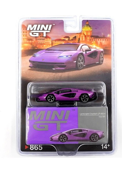 Mini Gt 1/64 Lamborghini Countach Lpı 800-4 Viola 30TH - Blister Paket fiyatları