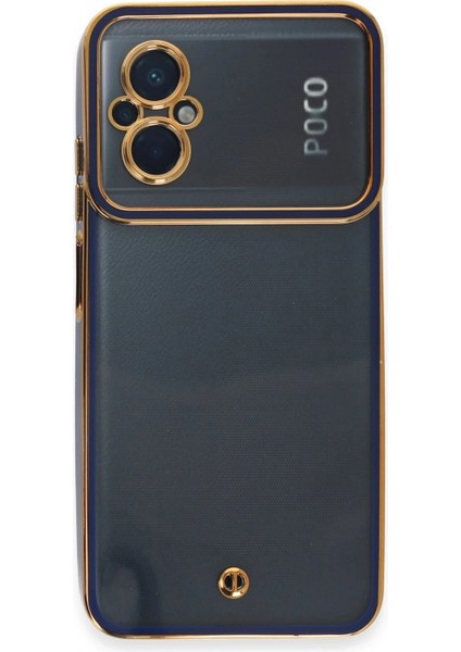 Xiaomi Poco M5 Kılıf Liva Lens Silikon - Mavi fiyatları