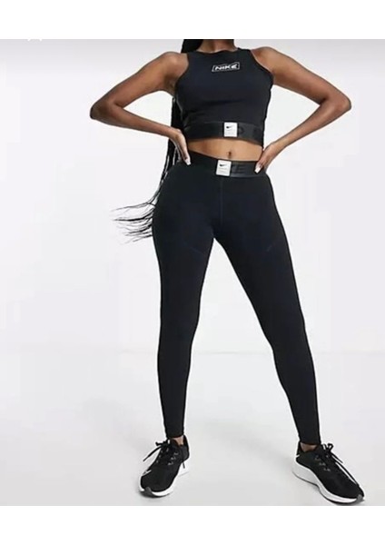 Pro Dri-Fit Siyah Kadın Antrenman Atlet indirimleri