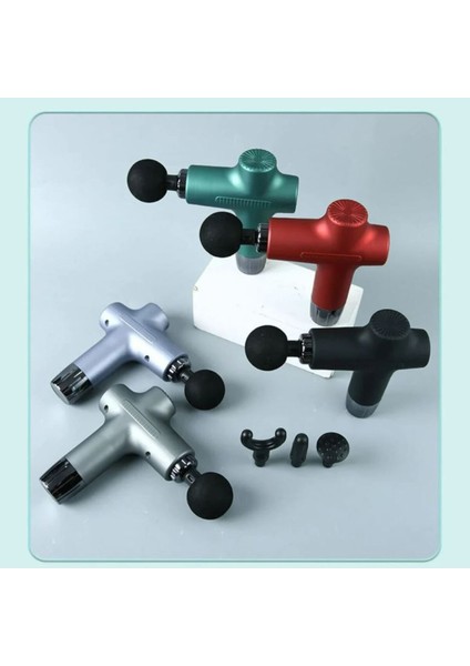 Şarjlı Dijital Masaj Tabancası, Sıcak-Soğuk Kompress, 32 Hız, 6 Fonksiyon