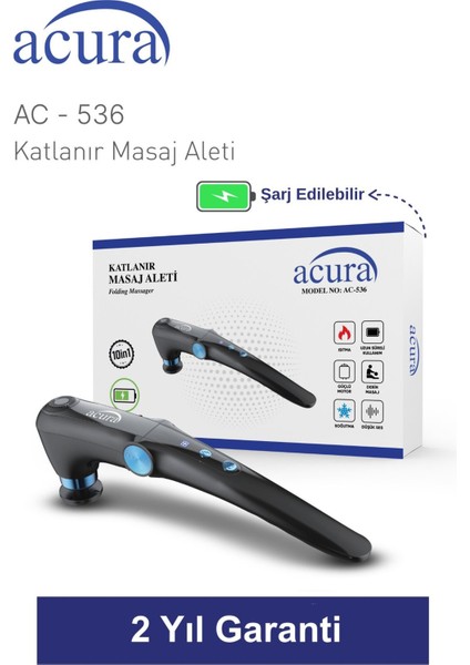 Isıtmalı ve Soğutmalı Profesyonel Katlanabilir Masaj Aleti, Rahatlatıcı Kullanım