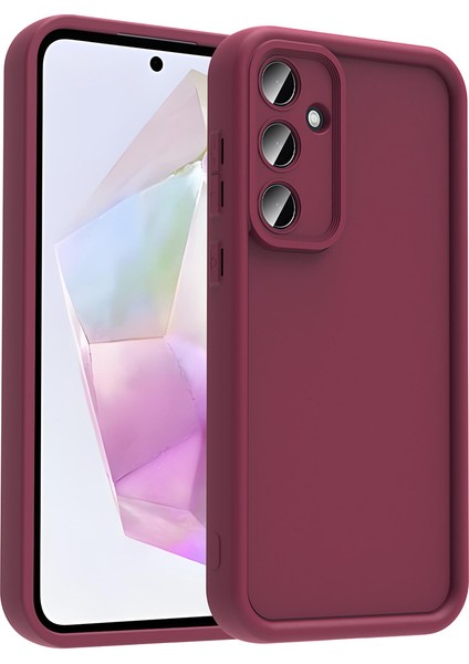 Galaxy A36 Kılıf Kamera Korumalı Frms Ananas Kapak - Mürdüm