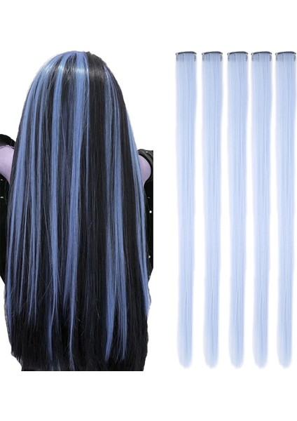 Renkli Sentetik Çıt Çıt - 5 Adet - D39