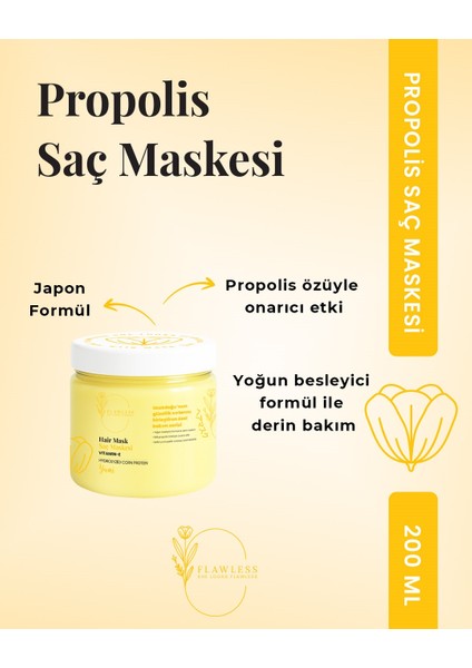Japon Formüllü Propolis Içerikli Şampuan & Saç Maskesi 2'li Saç Bakım Seti indirimleri