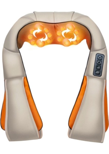 Isıtmalı ve Ayarlanabilir Elektrikli Masaj Aleti, Boyun, Sırt, Bel, Kol ve Ayak Için
