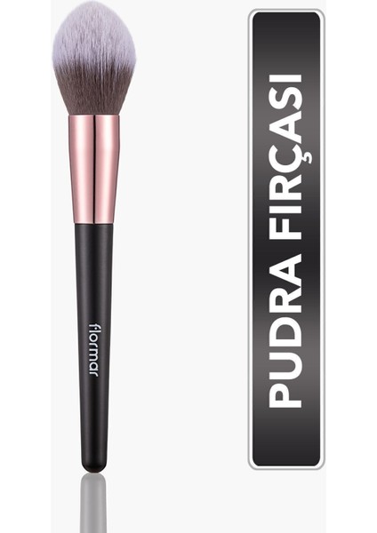 Konik Uçlu Pudra Fırçası, Modern Tasarım, Hafif ve Kullanışlı, 002