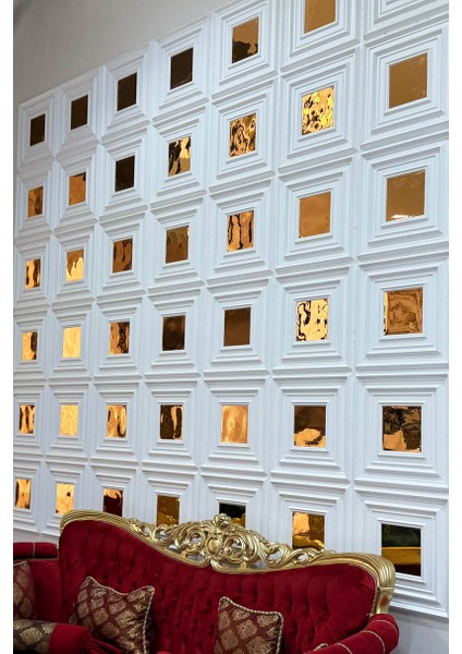 Kare 3D Duvar Paneli 50X50 cm fırsatları