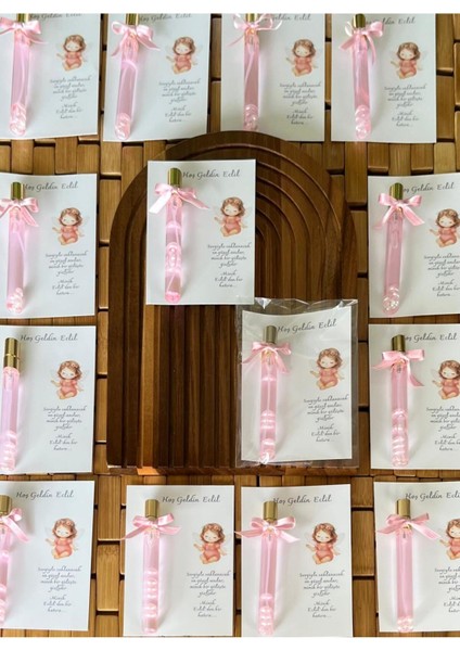 Isme Özel Hoşgeldin Tasarımlı Kolonya Bebek Hediyelik - 20 Adet - Kolonya Şişe modelleri