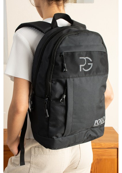 Orijinal Unisex Çok Gözlü Laptop Bölmeli Su Geçirmez Spor Kurs Okul Seyahat Günlük Sırt Çantası fırsatları