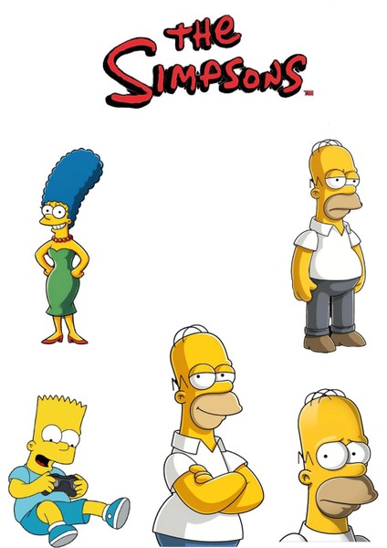 The Simpsons Karakter Sticker Seti | 3D Kabartmalı Uv Dtf Premium Kalite | Solmaz, Suya Dayanıklı